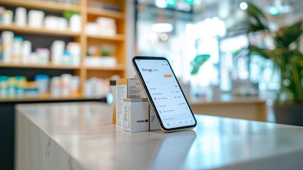 Fiche Google pharmacie optimisée