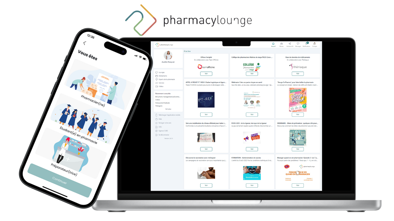 Pharmacylounge réseau social pharmacie