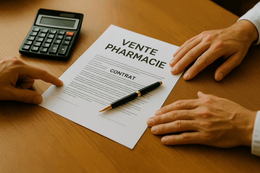 contrat vendre sa pharmacie