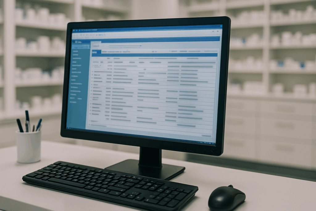 cybersécurité en officine ordinateur
